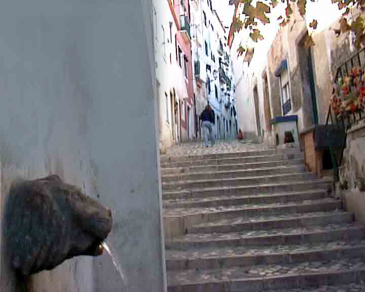 Alfama is a name of arab origin meaning fountain...