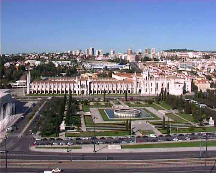 Lisbon sightseeing tours - it's a 316 meters long fa�ade all built in limestone, and used to be close to Tagus river in Lisbon.