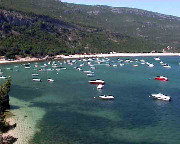 Portugal sights - Near Arrabida mountain there are the crystal clear beaches of Arrabida coast