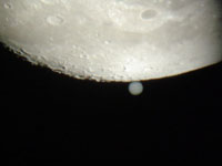 Jupiter in conjunction with the Moon