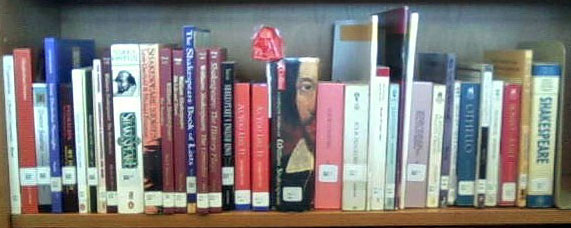'Tis our Media Center's collection of works by the Bard.