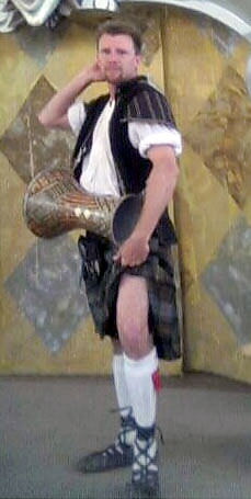 Adrian shows a little leg. . .^_^
