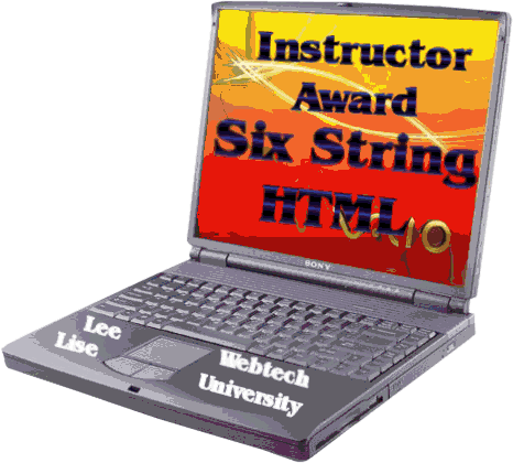 Instructor Award from Lee and Lise