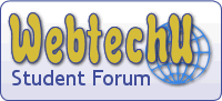 Link to WebTech U Student Forum Board
