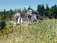 Lobster traps near Breezemere Farm, S. Brookesville, Maine