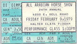 ticket stub 1979