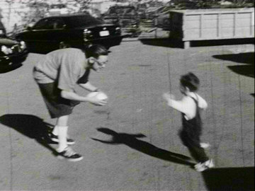Jonathan and Nate playing Basketball