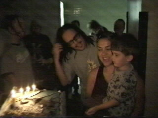 Jonathan,Renee and Nate on Nates birthday