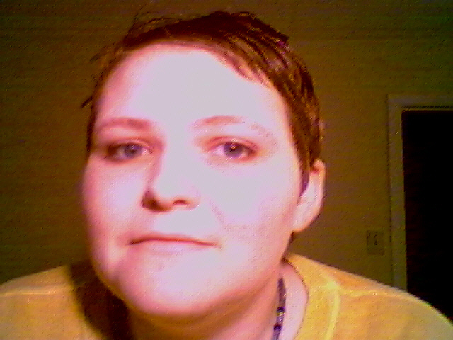 trying hard not to look like a geek. 