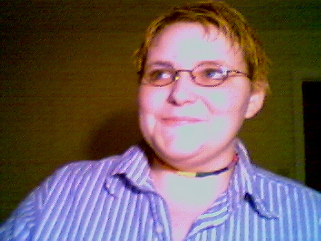 a rare smile . . . 