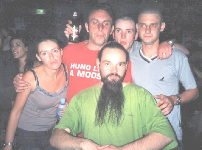 L->R: Michelle, Ryan, Declan, Neil & I at Carl Cox @QBH the day before I went to Tassie