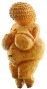 The �Venus of Willendorf� figurine from central Europe, approximately 25,000 years old.