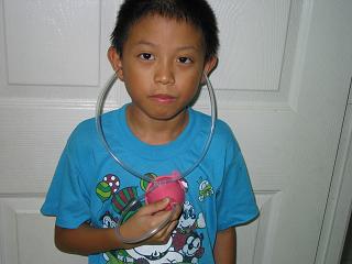Look, that's me in the picture with my model stethoscope.