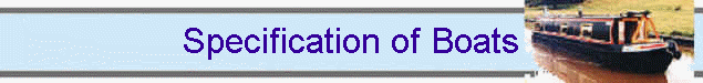 Specification of Boats