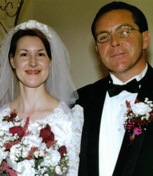Chuck & Rebecca Wilson - wedding day - August 7, 2004