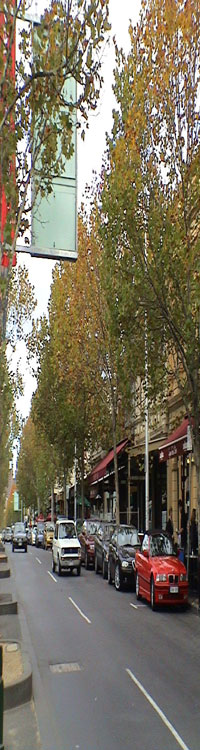 Lygon Street between Faraday and Grattan
