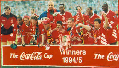 Ostatni sukces Liverpoolu w XX wieku- Zwyci�stwo w League Cup  (1994/95)