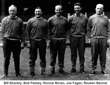 Shankly, Paisley, Moran, Fagan, Bennet