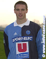 Le Tallec w koszulce druzyny Le Havre