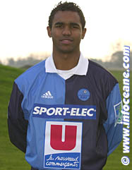 Pongolle w barwach swojej poprzedniej dru�yny Le Havre.