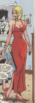 Liz in her Prom Dress