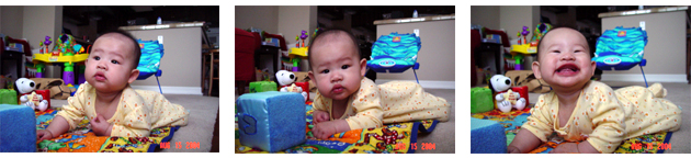 Funny Baby! Look at that mouth!