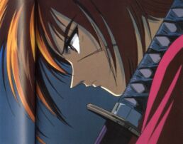 Kenshin down cast eyes