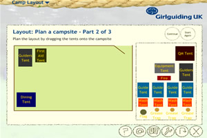 Layout simulation