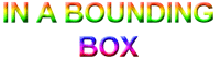 Text in a bounding box