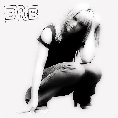 Thanks to www.hilary-online.net for this cool BRB picture. Don't worry we'll be back soon with many new pictures!
