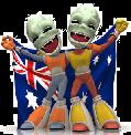 Petey & Jaydee at the Olympics