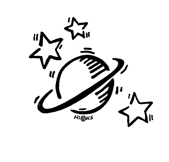 picture of planet and stars