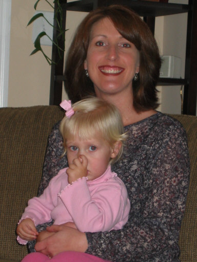 Rink's wife Beth with Abby