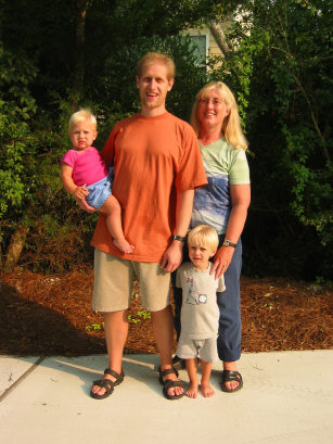 Rink, Blake, daughter Abby and mother Rosalie