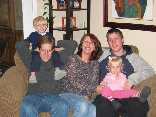 Rink's clan:  Beth, Blake, Abby and oldest son Eric