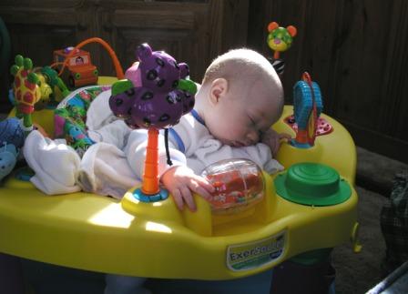 finally tuckered out