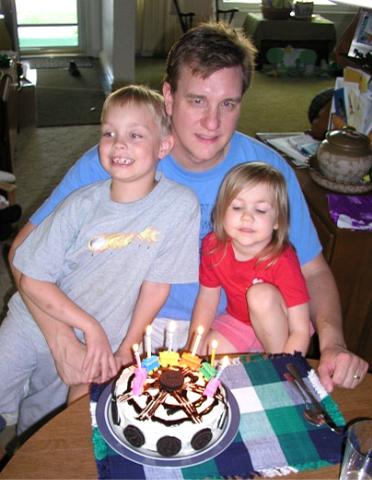 Ron celebrates his birthday with Jeffery and Bethan
