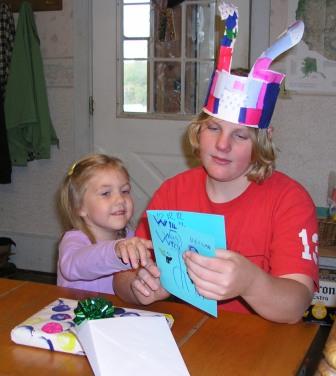 Bethan helps celebrate Cousin Will's 12th birthday