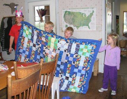 A quilt from Grandma