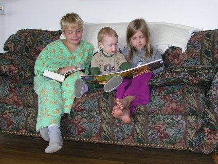 Our reading trio