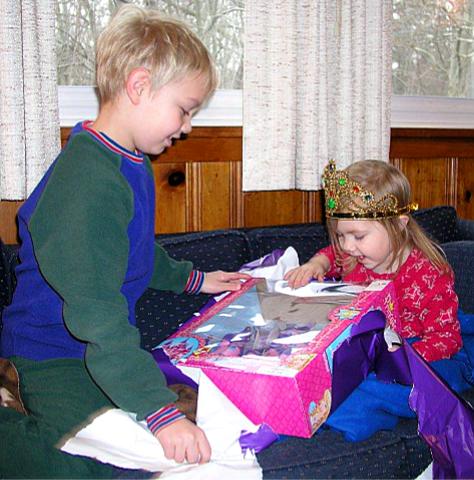 Jeffery gives Bethan a special birthday gift