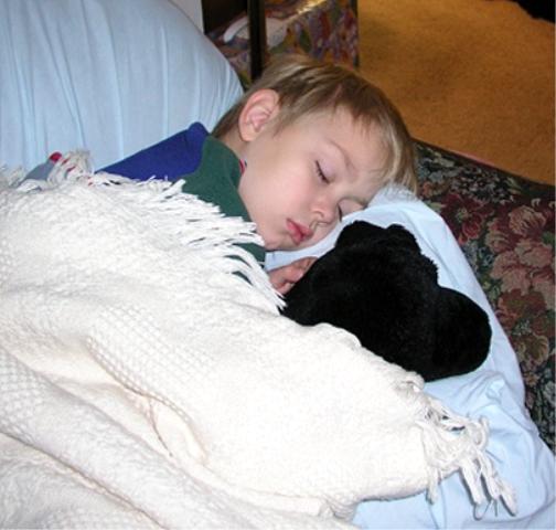 Jeffery and Chuck take a rest.
