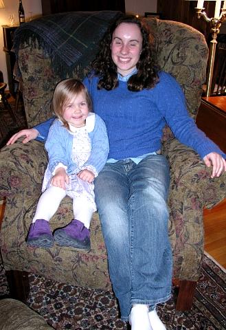 Bethan with Cousin Alexandra
