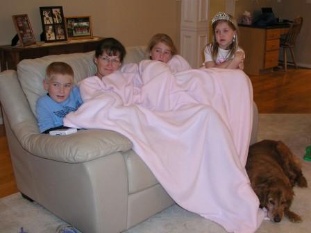 Watching the movie ENCHANTED