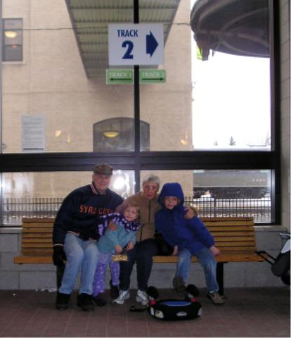 Waiting for the train home