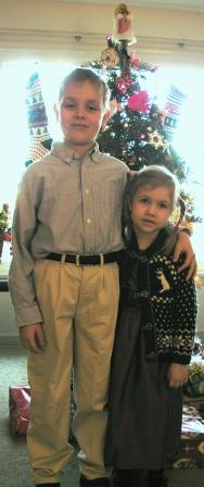 Jeffery before singing at Christmas Mass
