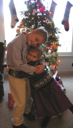 A Christmas hug