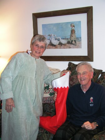 Gram and Grumpy's stocking