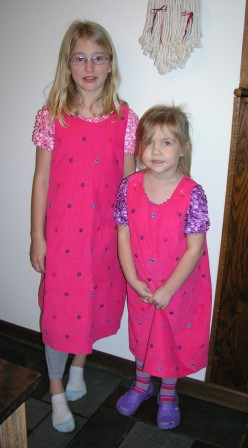 The "girl cousins" and their Christmas outfits