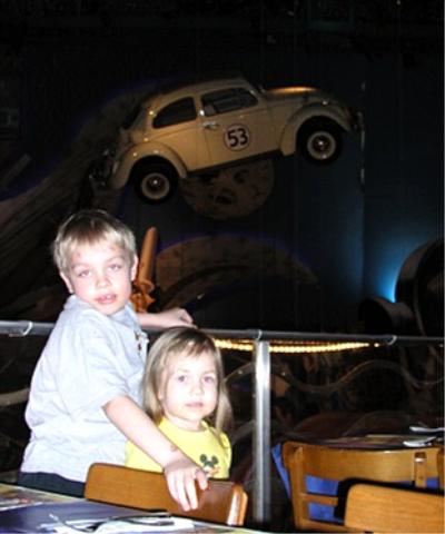 We got to see Herbie at Planet Hollywood!